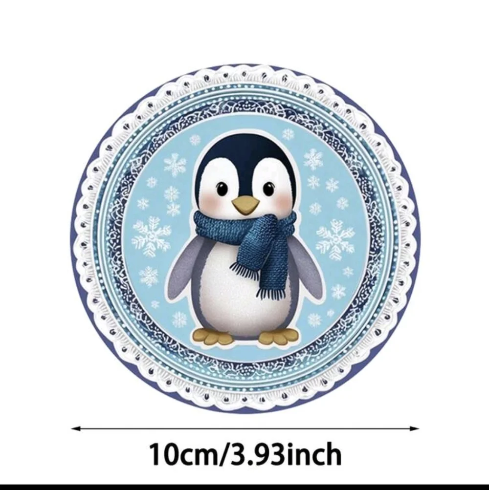 Penguin Coaster Set Of 6 Rubber